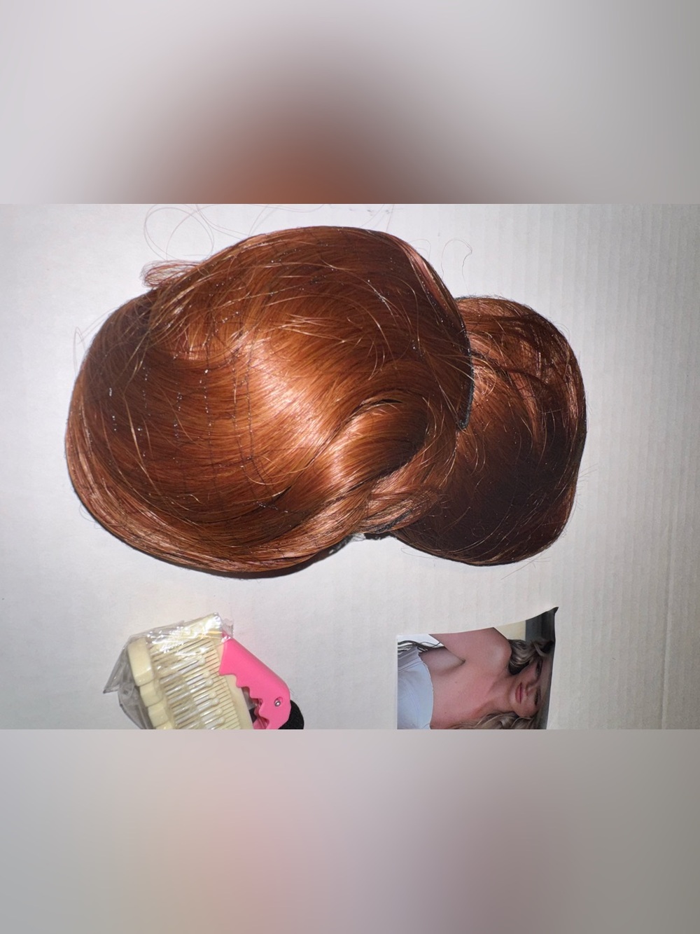 Rich Auburn hair extensions
